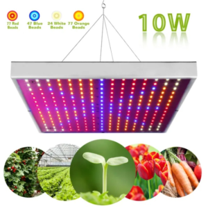 🌿 Full Spectrum Suspended LED Grow Light – 225-LED Indoor Plant Growth Panel (110W)